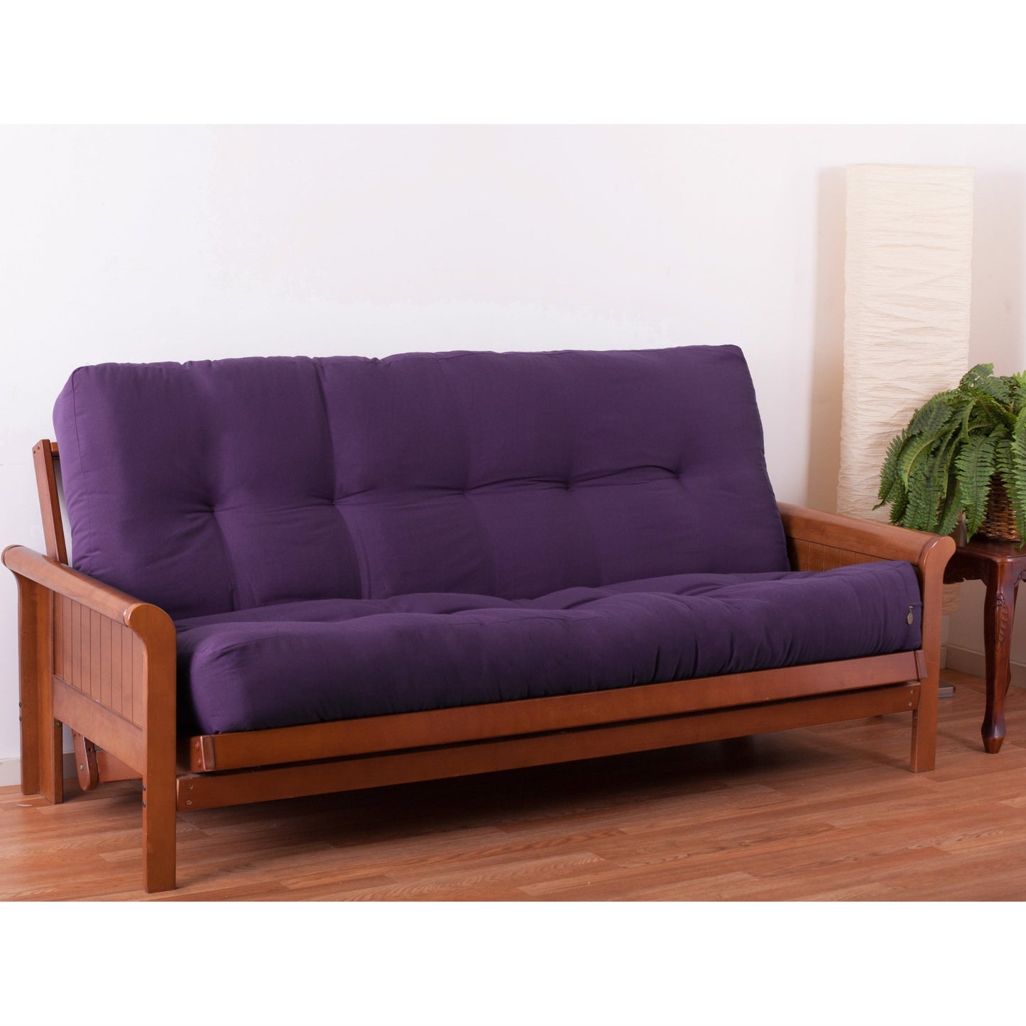Matelas futon en toile twill de 25 cm d'épaisseur (simple, double ou queen size)