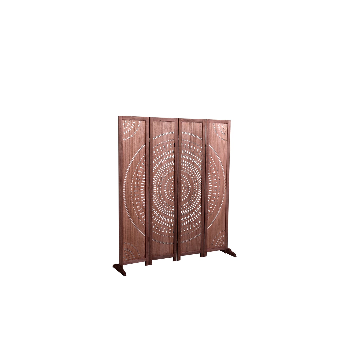 Paravent pliable en bois massif, 165 cm de hauteur