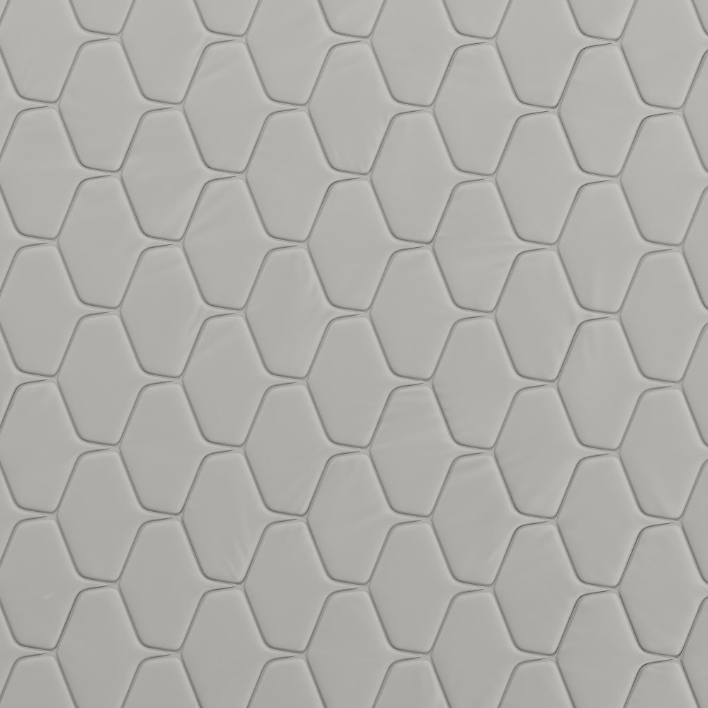 Matelas hybride à ressorts à revêtement semi-rigide de densité moyenne
