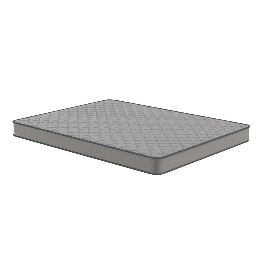 Matelas hybride à ressorts à revêtement semi-rigide de densité moyenne