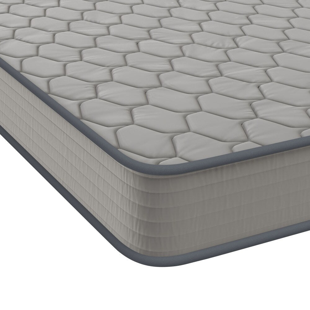 Matelas hybride à ressorts à revêtement semi-rigide de densité moyenne