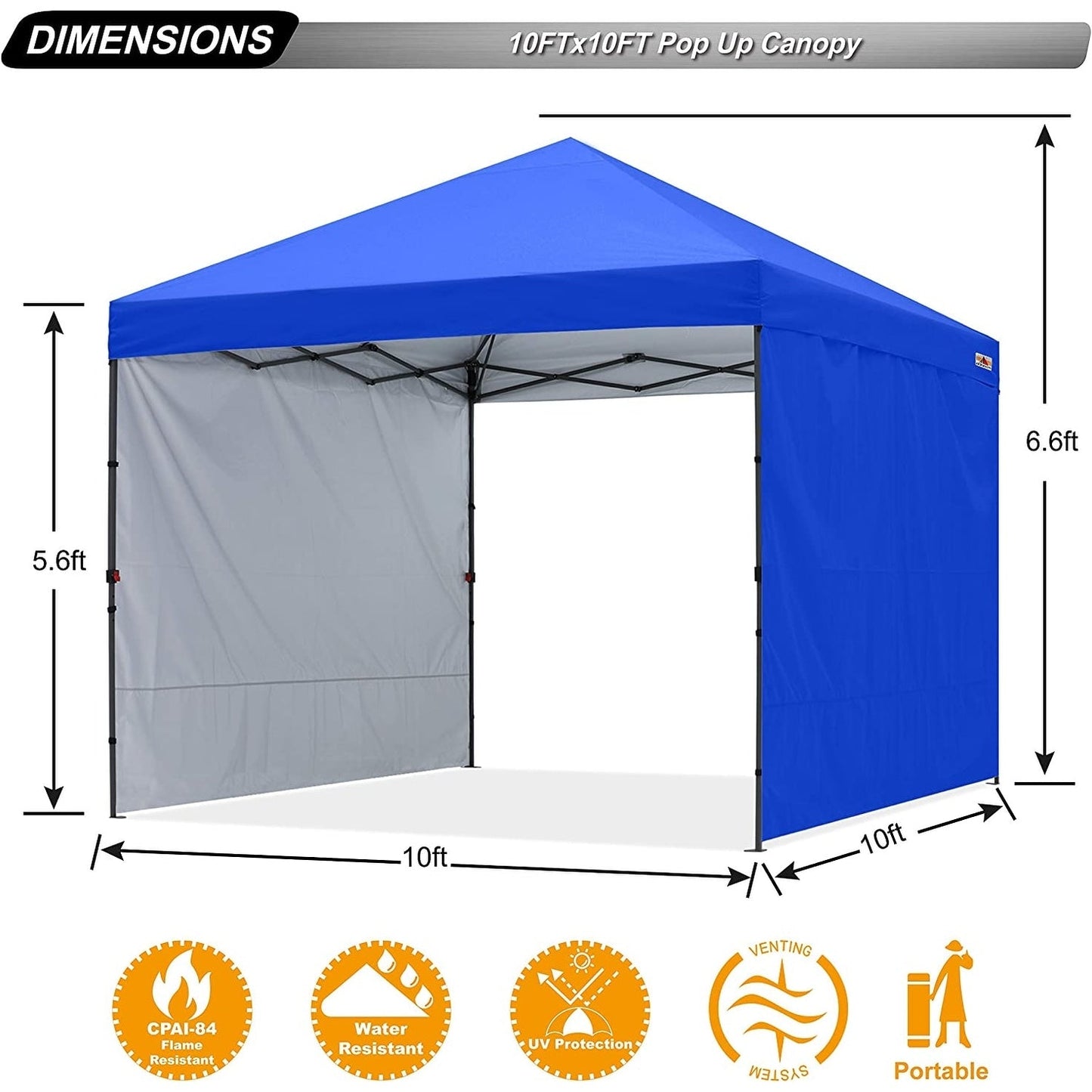 ABCCANOPY Tente de parasol pliable et facile à monter, durable, pour extérieur.