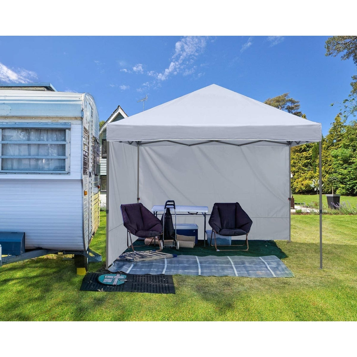 ABCCANOPY Tente de parasol pliable et facile à monter, durable, pour extérieur.