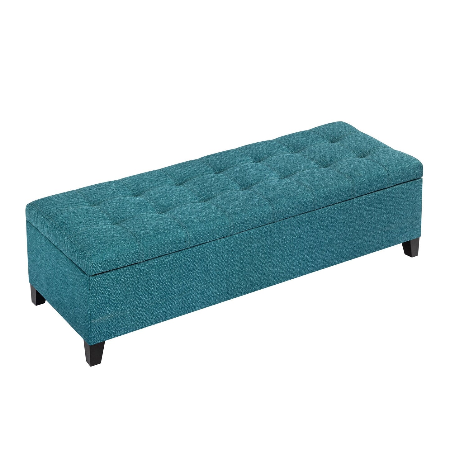 Tabouret de rangement Adeco 50 en simili cuir