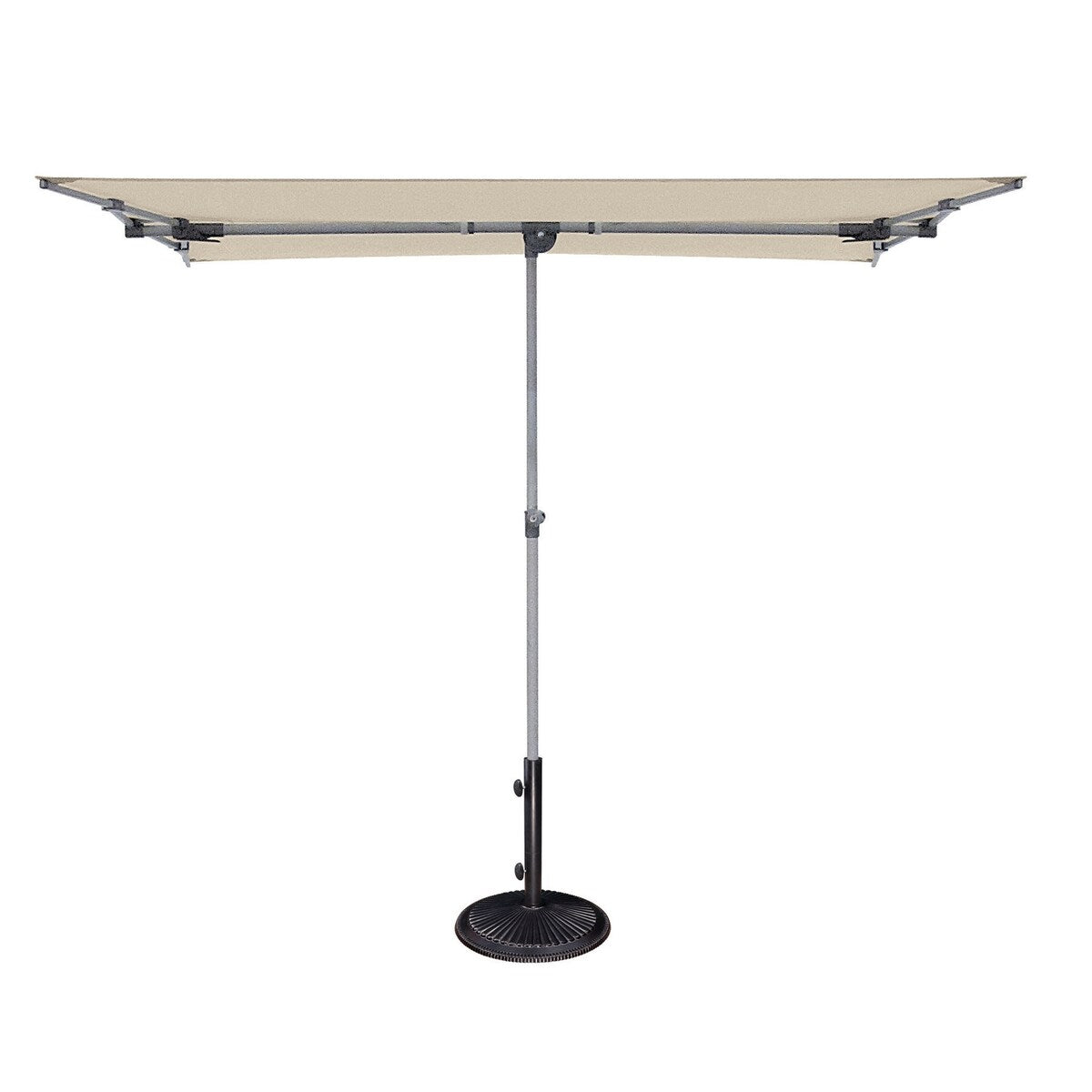 Parasol de balcon rectangulaire SimplyShade Capri de 1,51 m x 2,11 m