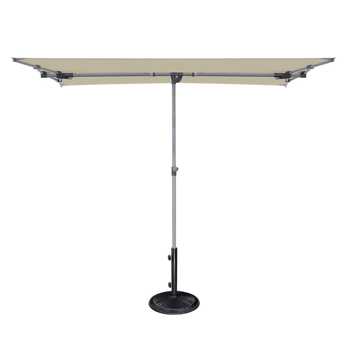 Parasol de balcon rectangulaire SimplyShade Capri de 1,51 m x 2,11 m