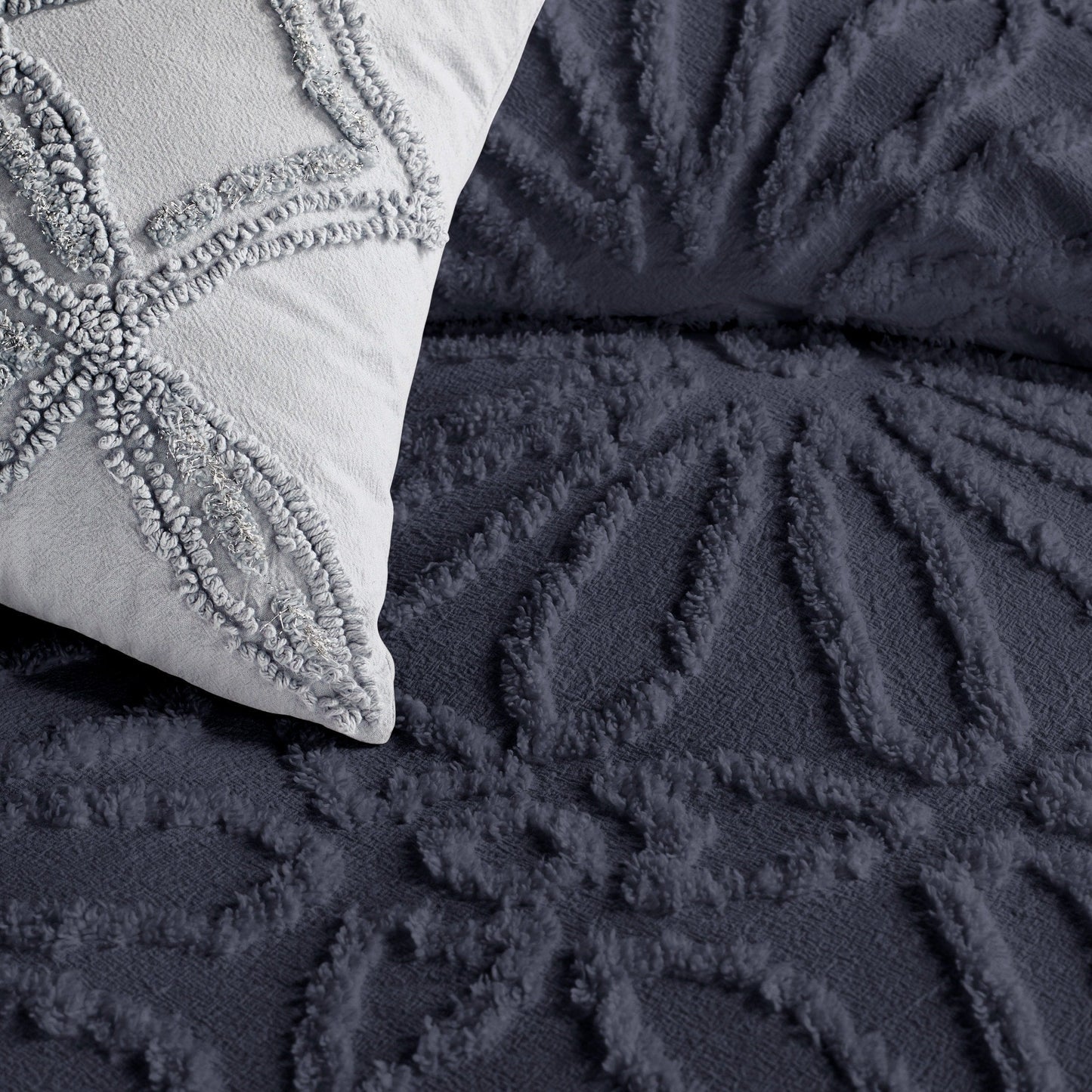 Ensemble de couette à médaillon en chenille Peri Home
