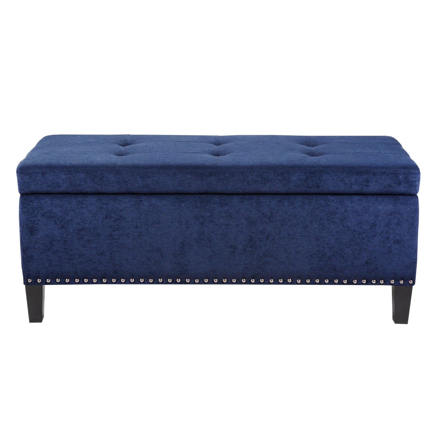 Banc de rangement Madison Park Shandra II avec dessus capitonné et fermeture amortie