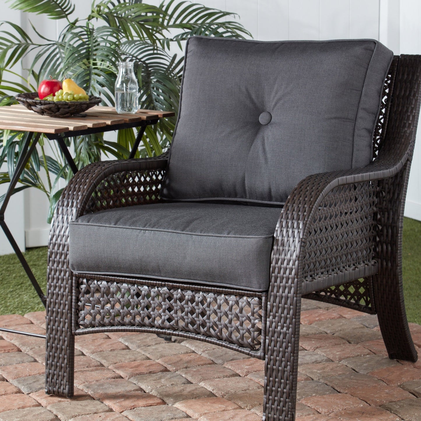 Ensemble de coussins d'extérieur Sunbrella Premium pour assise profonde, 2 pièces