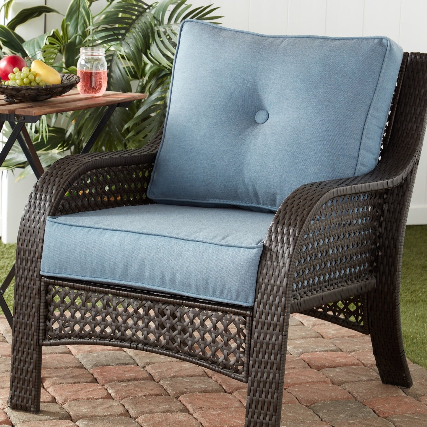 Ensemble de coussins d'extérieur Sunbrella Premium pour assise profonde, 2 pièces