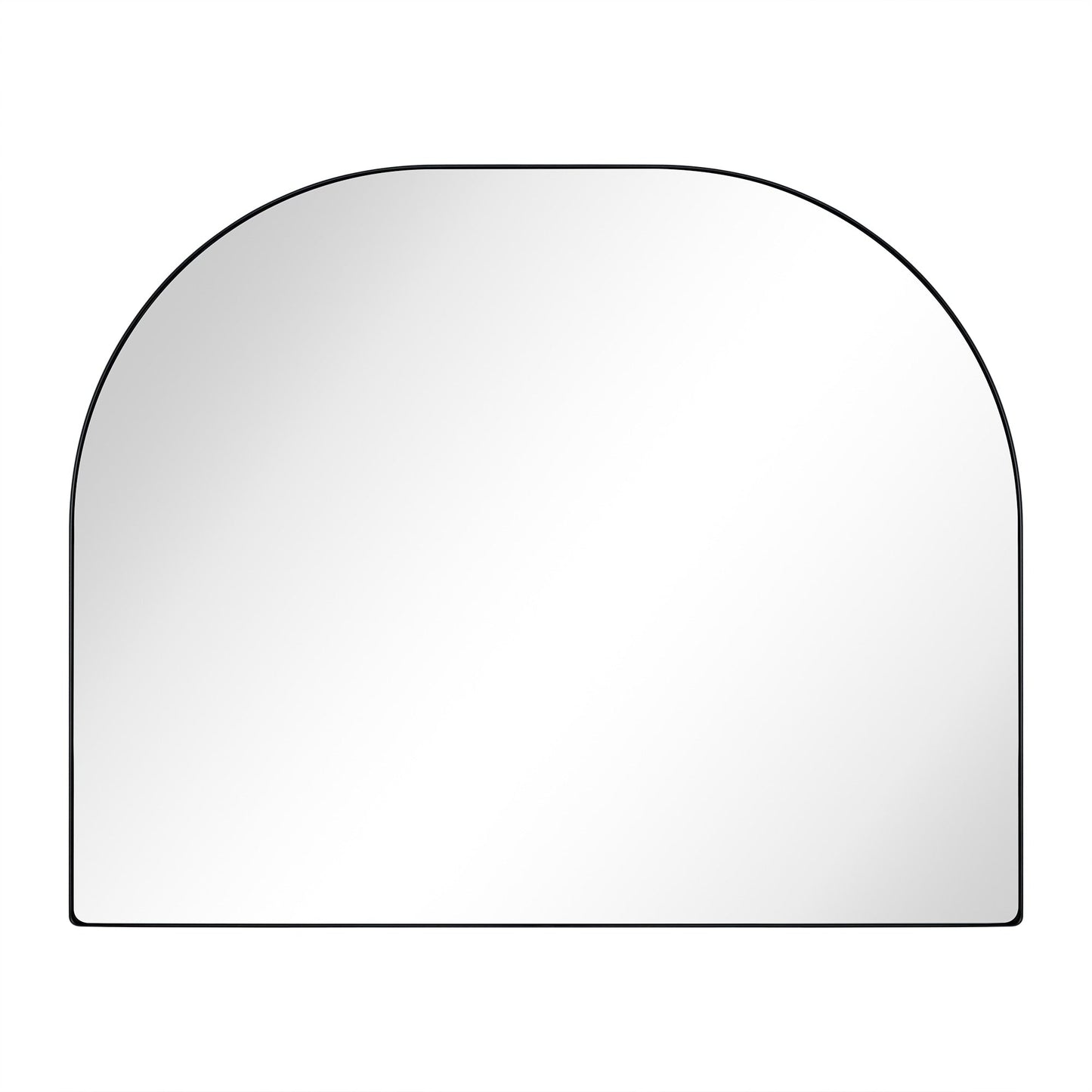 TEHOME Dezerae Grand miroir à arche pour cheminée, 102 cm L x 81 cm H