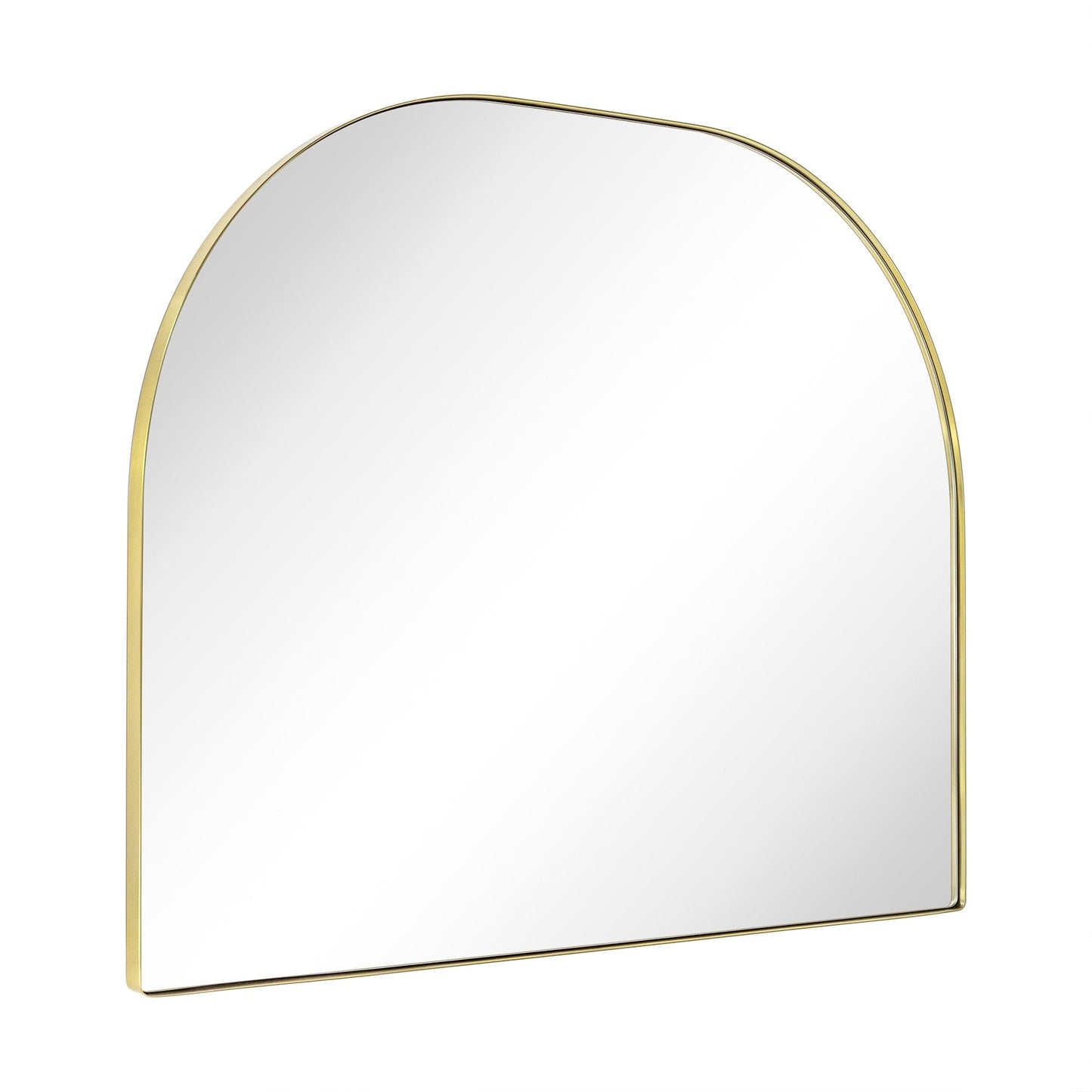 TEHOME Dezerae Grand miroir à arche pour cheminée, 102 cm L x 81 cm H
