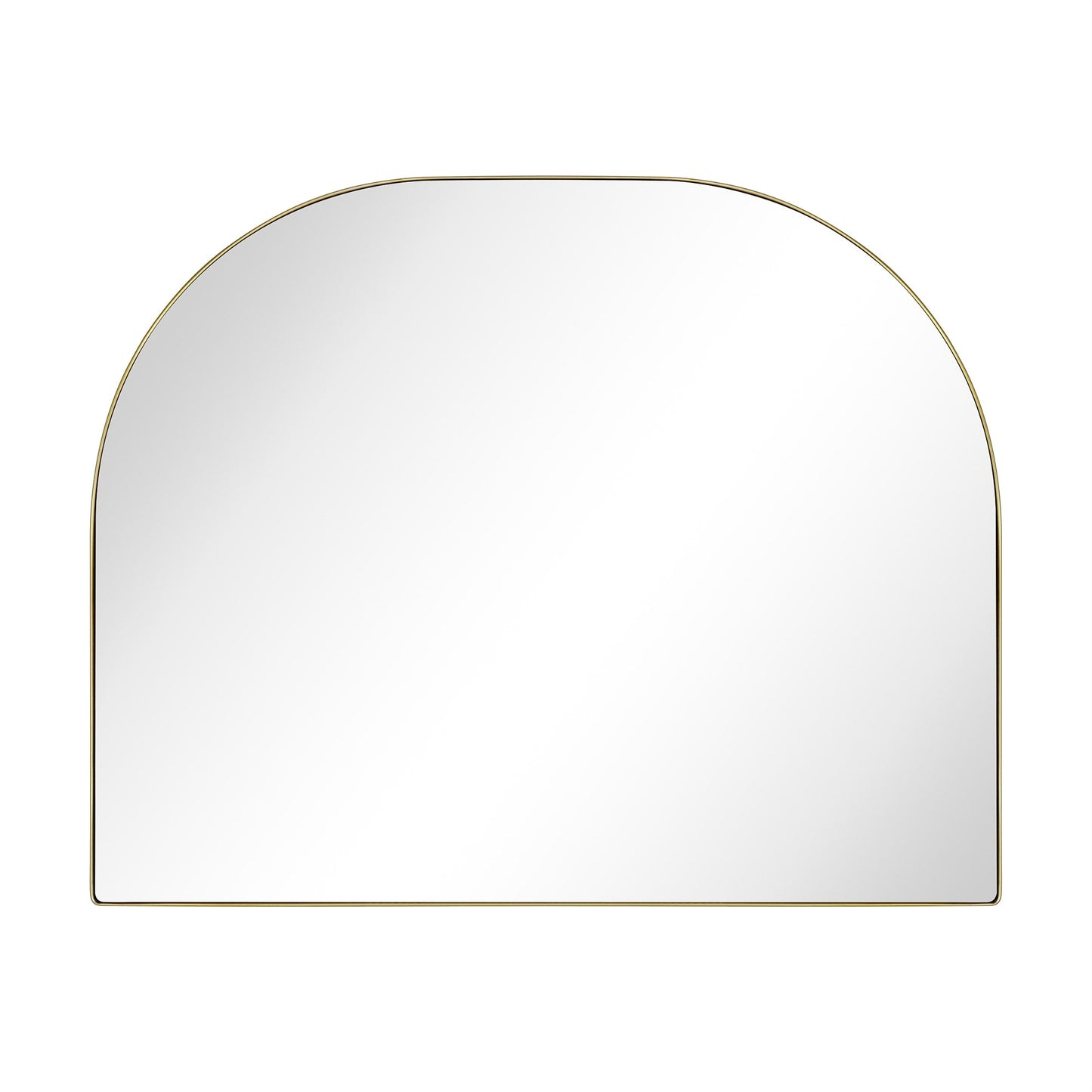 TEHOME Dezerae Grand miroir à arche pour cheminée, 102 cm L x 81 cm H