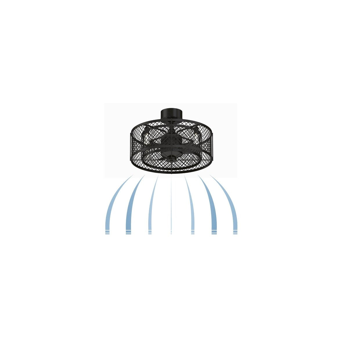 Ventilateur de plafond Fanimation Studio Collection Vintere, bronze vieilli, 4 lumières