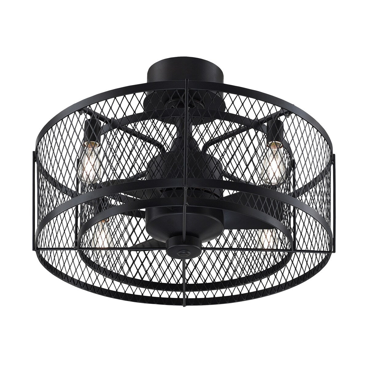 Ventilateur de plafond Fanimation Studio Collection Vintere, bronze vieilli, 4 lumières
