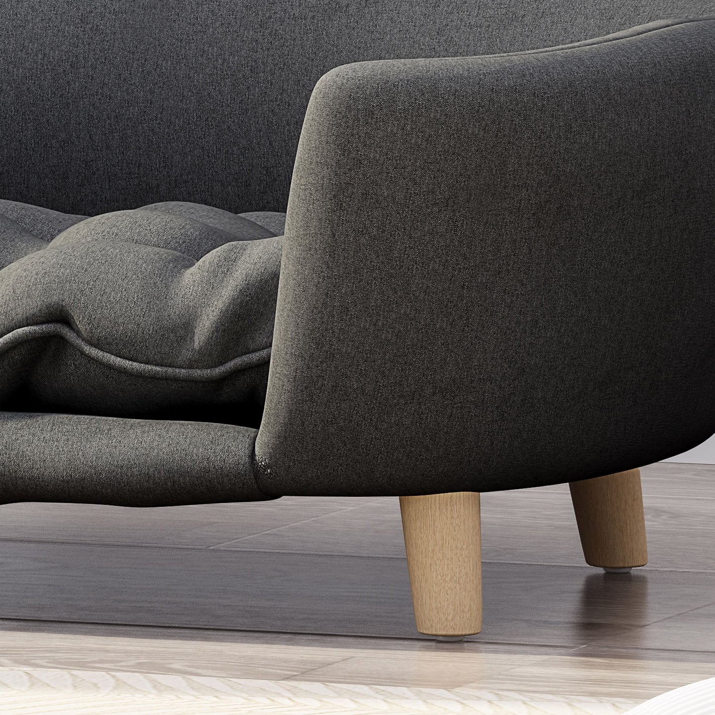 Couchon pour animal de compagnie en tissu Ferncliffe, style milieu de siècle, de Christopher Knight Home