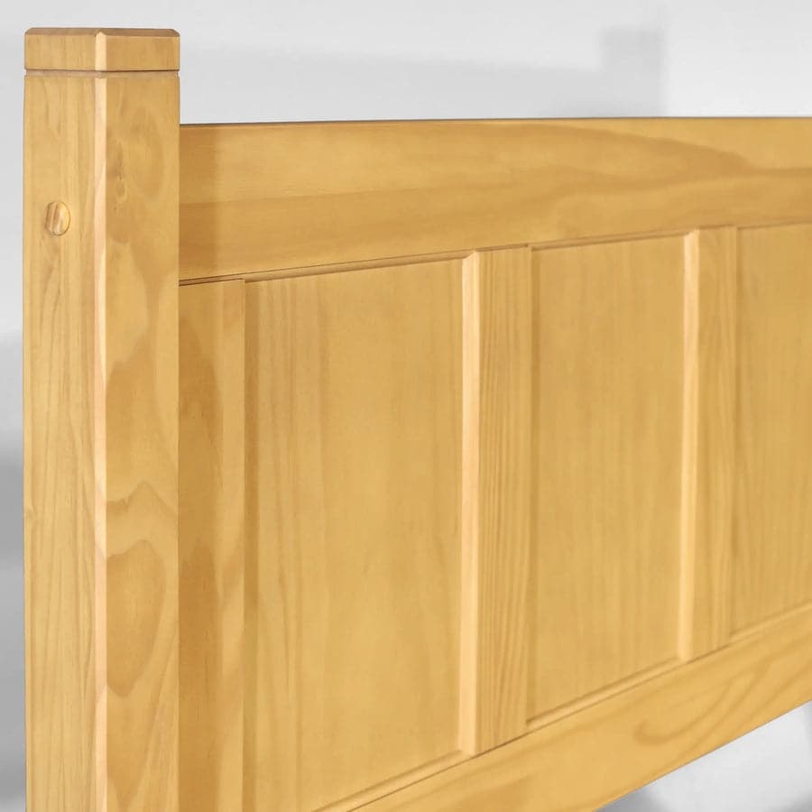 Lit-plateforme à panneaux en bois massif de style Shaker de Grain Wood Furniture