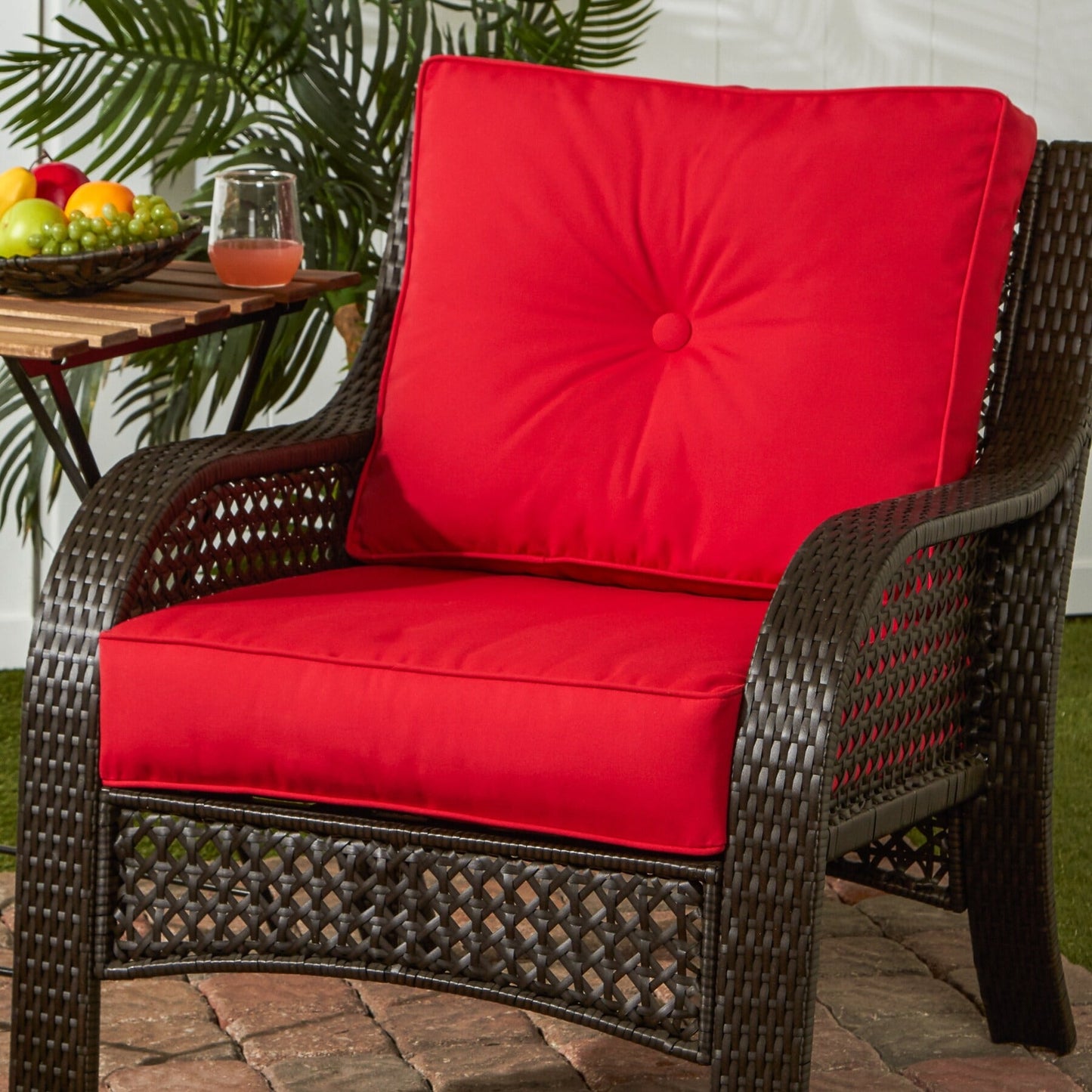 Ensemble de coussins d'extérieur Sunbrella Premium pour assise profonde, 2 pièces