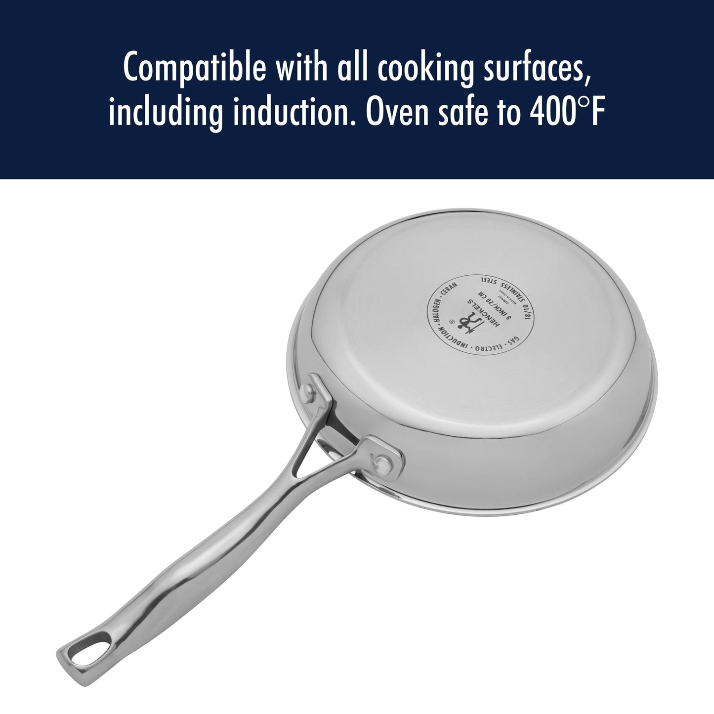 Ensemble de cuisine Henckels Clad H3 10 pièces en acier inoxydable