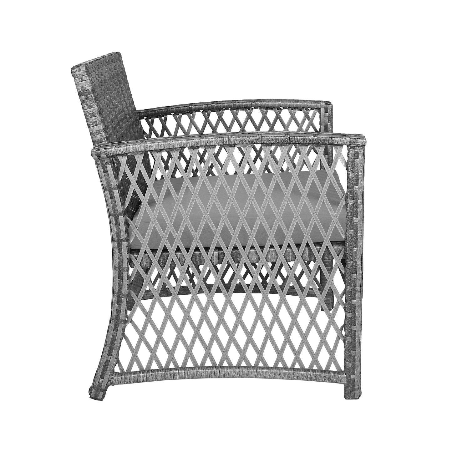 Ensemble de bistro en rotin pour patio Heritage Outdoor, 3 pièces