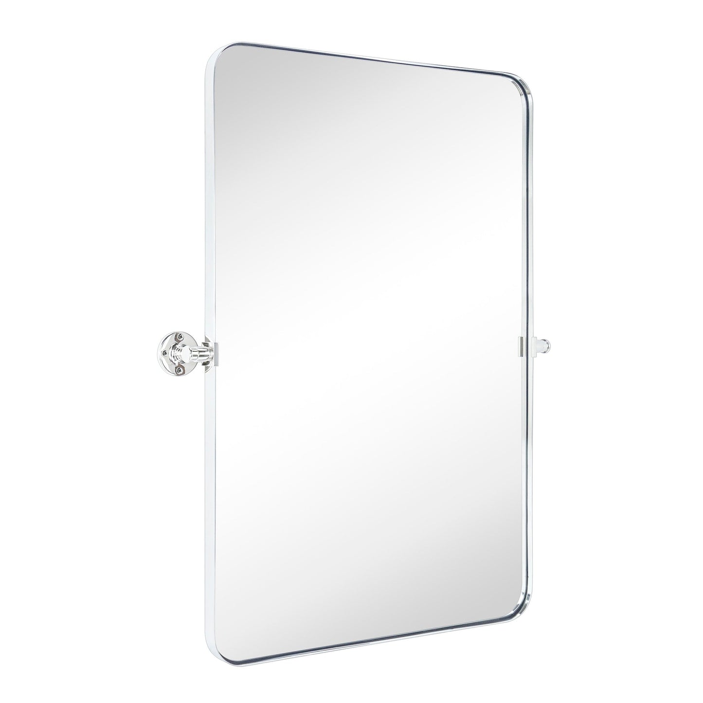 TEHOME Jonathan Miroir mural rectangulaire pivotant et inclinable en métal