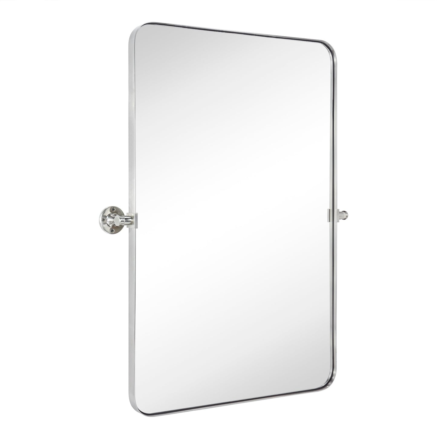 TEHOME Jonathan Miroir mural rectangulaire pivotant et inclinable en métal