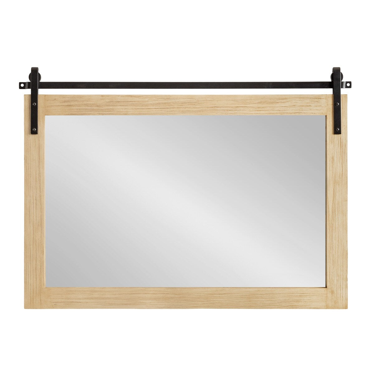 Kate and Laurel Cates Miroir mural rectangulaire rustique