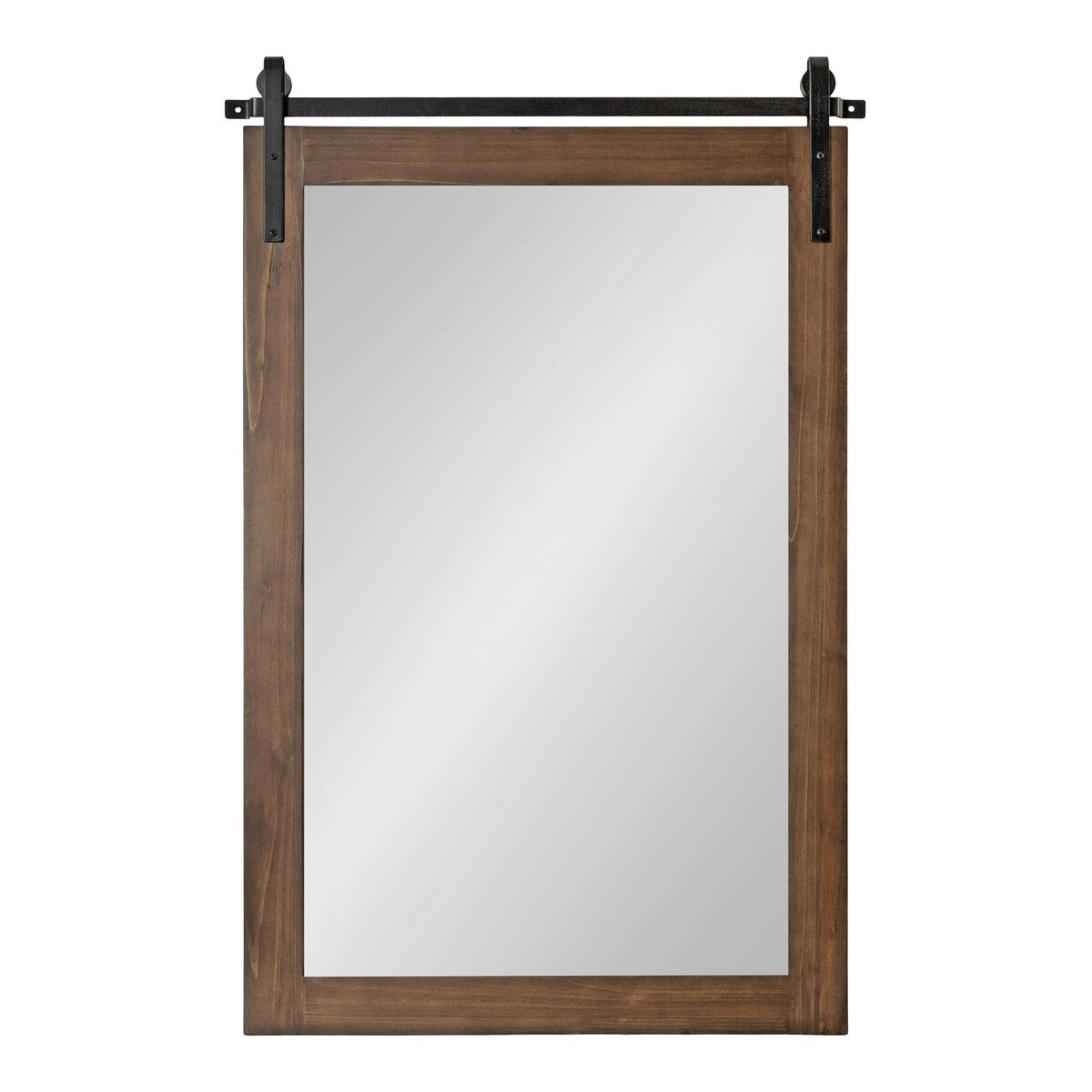 Kate and Laurel Cates Miroir mural rectangulaire rustique