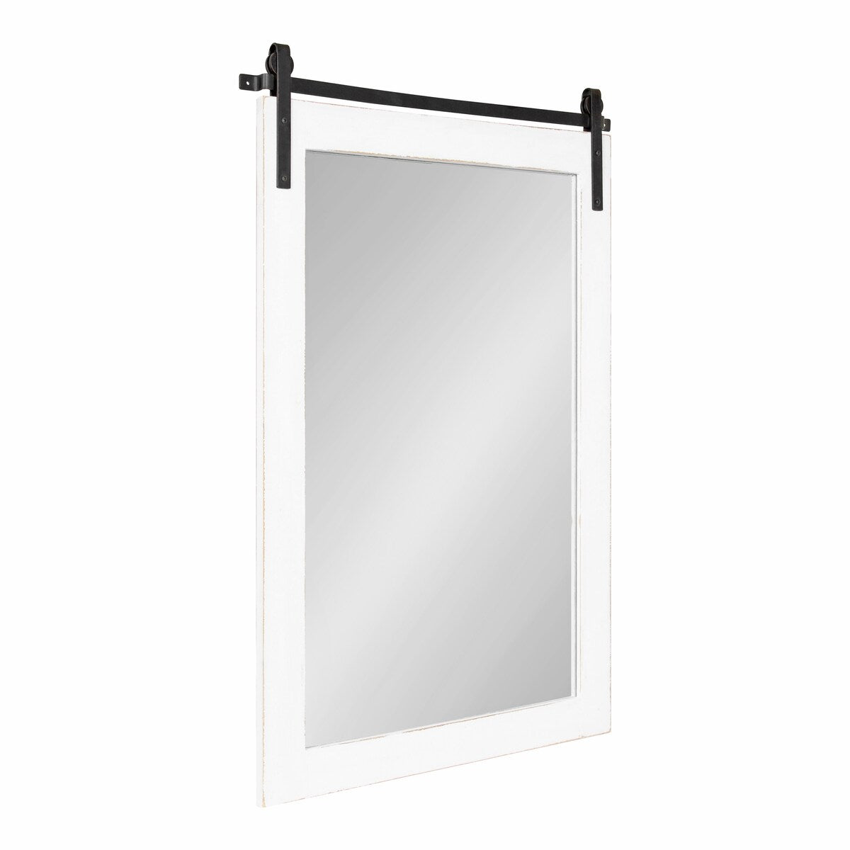 Kate and Laurel Cates Miroir mural rectangulaire rustique