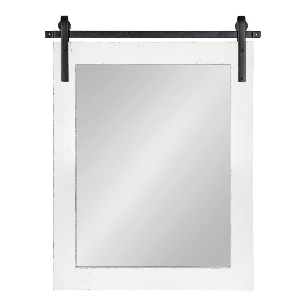 Kate and Laurel Cates Miroir mural rectangulaire rustique
