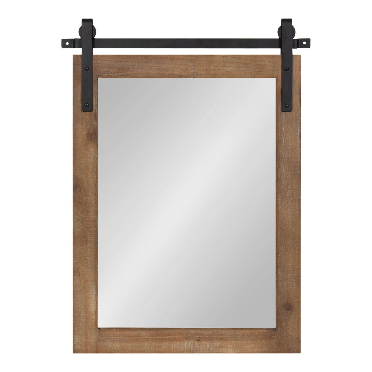 Kate and Laurel Cates Miroir mural rectangulaire rustique