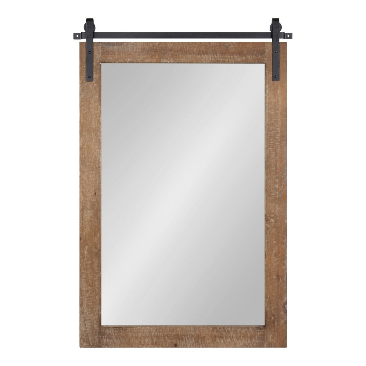 Kate and Laurel Cates Miroir mural rectangulaire rustique