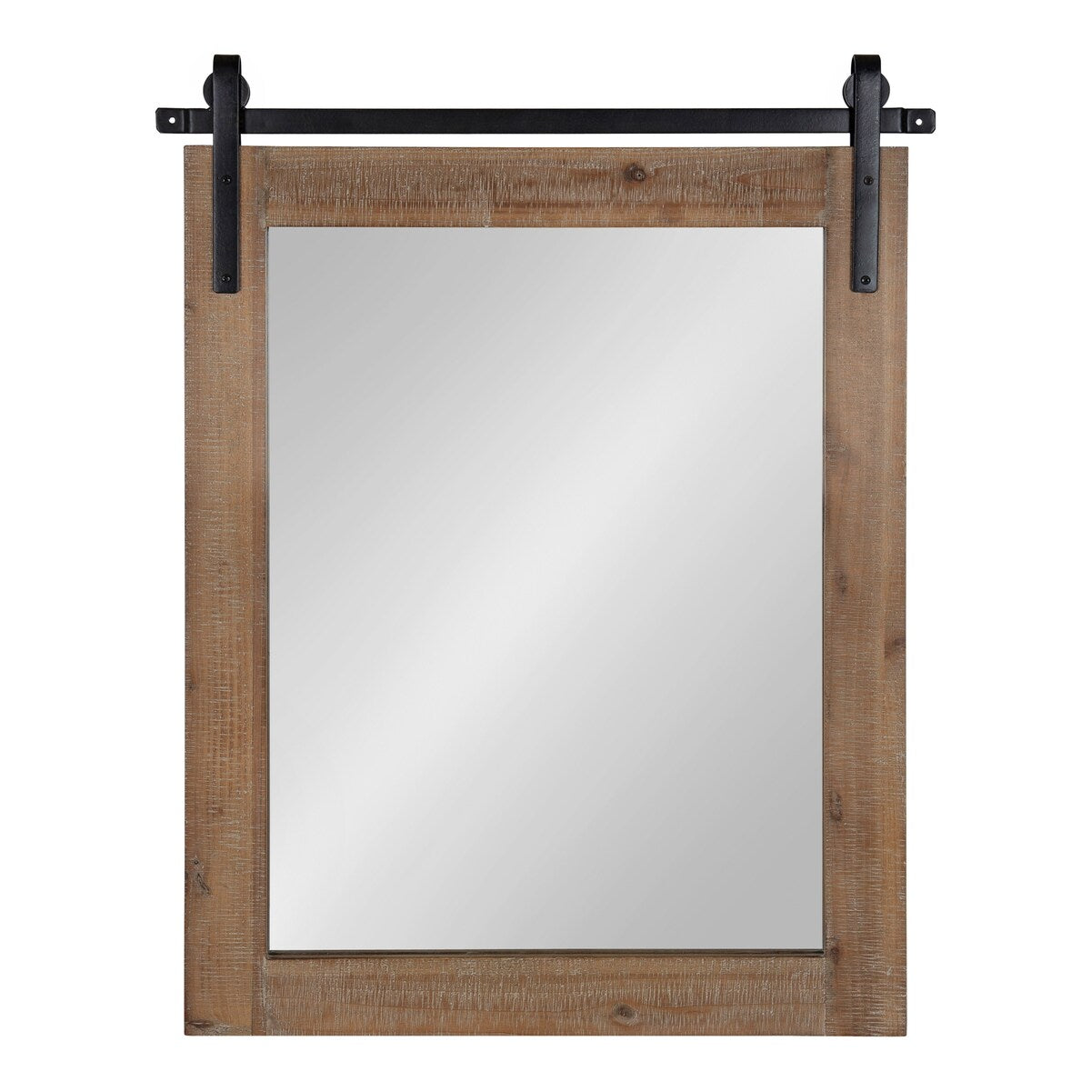Kate and Laurel Cates Miroir mural rectangulaire rustique