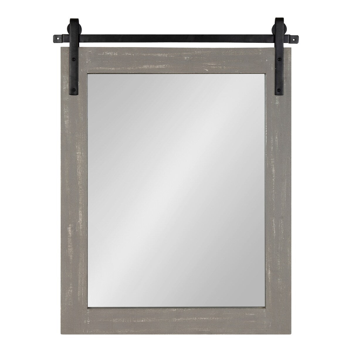 Kate and Laurel Cates Miroir mural rectangulaire rustique