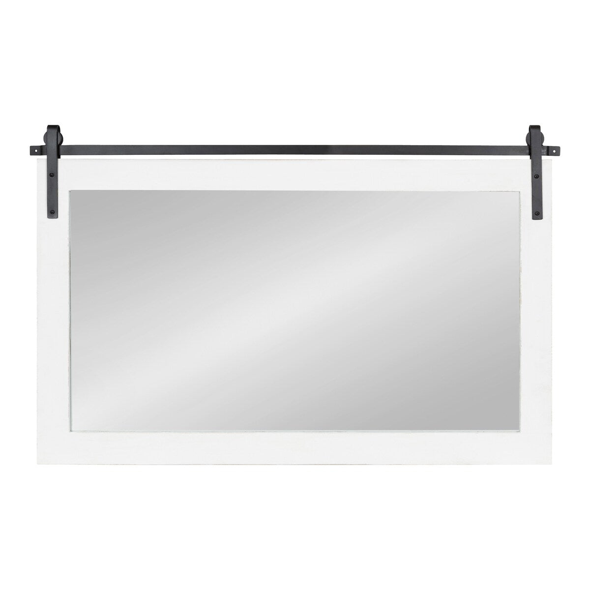 Kate and Laurel Cates Miroir mural rectangulaire rustique
