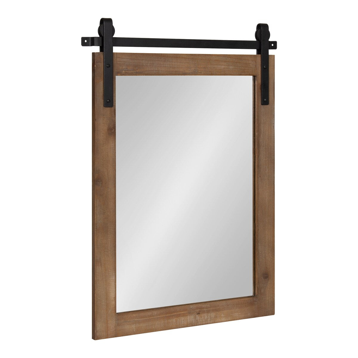 Kate and Laurel Cates Miroir mural rectangulaire rustique