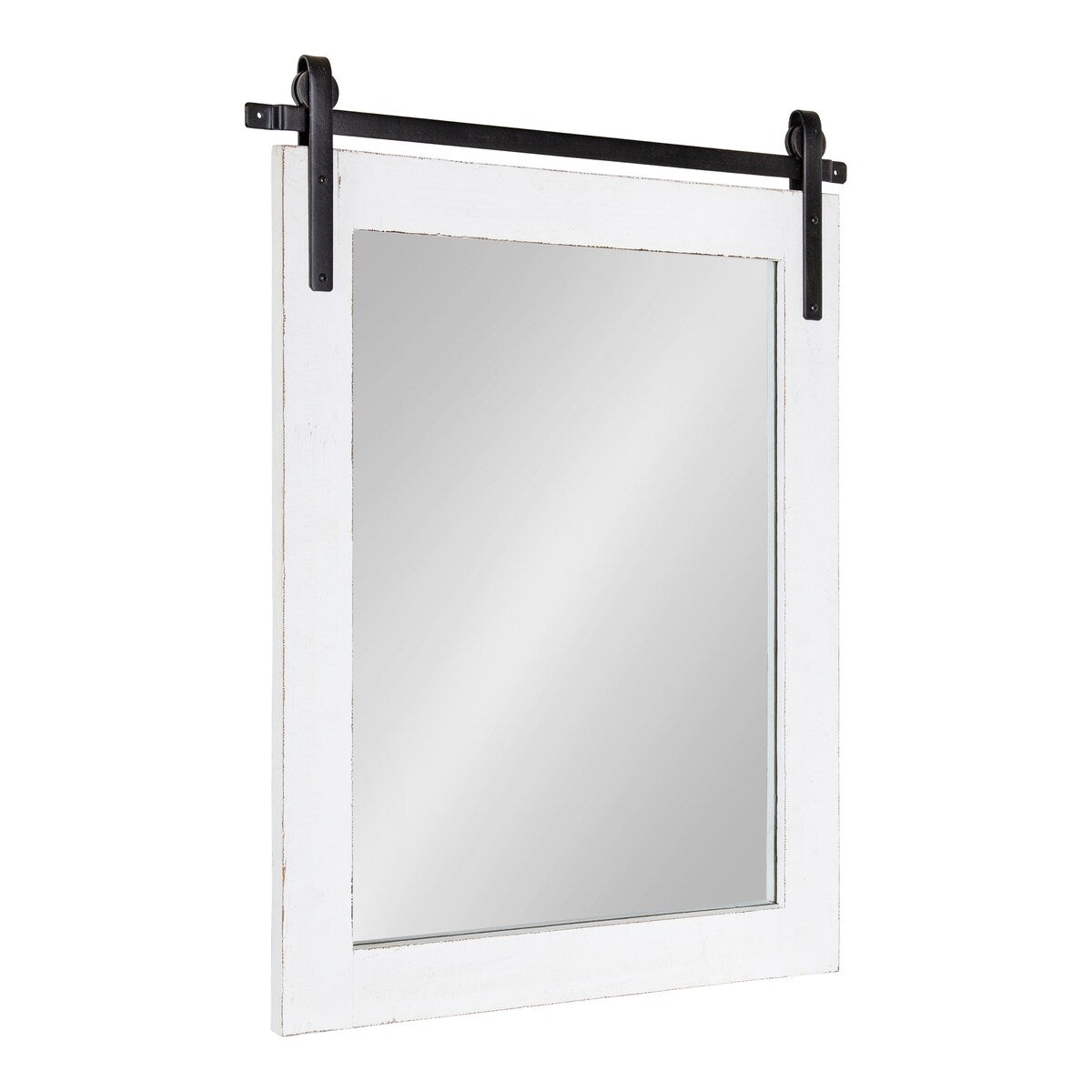 Kate and Laurel Cates Miroir mural rectangulaire rustique