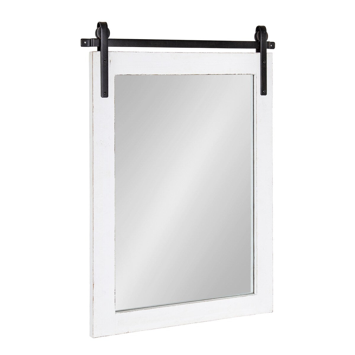 Kate and Laurel Cates Miroir mural rectangulaire rustique