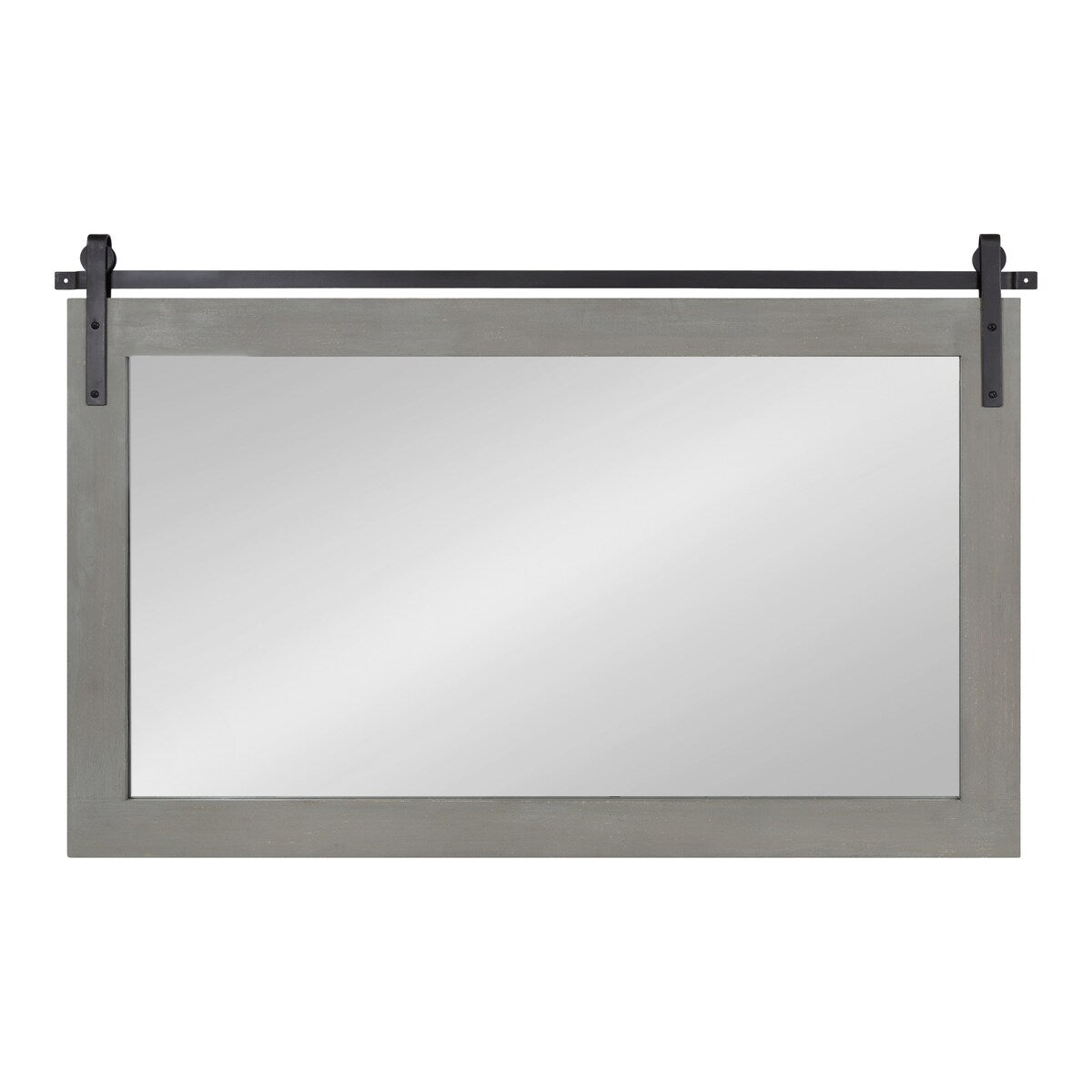 Kate and Laurel Cates Miroir mural rectangulaire rustique
