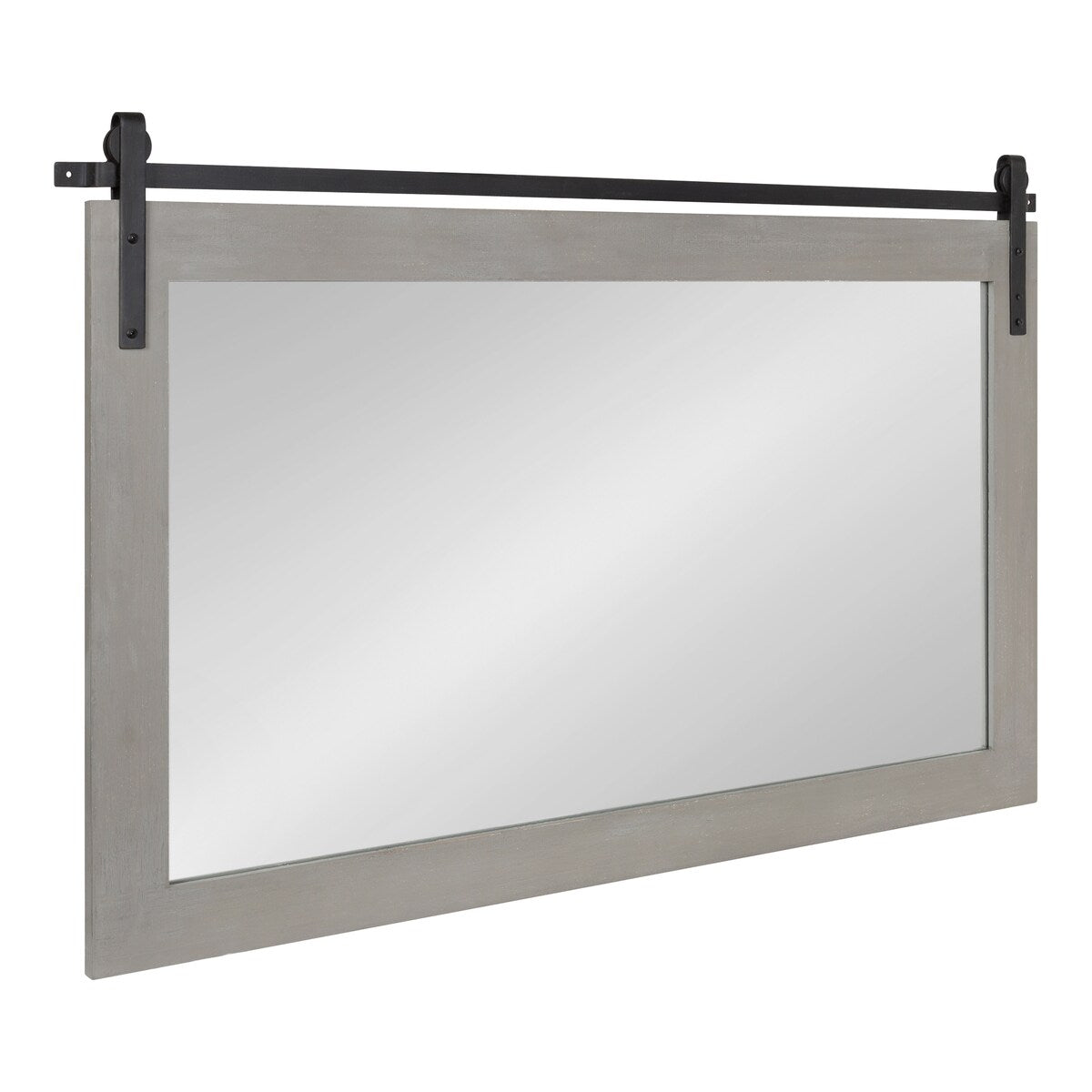 Kate and Laurel Cates Miroir mural rectangulaire rustique