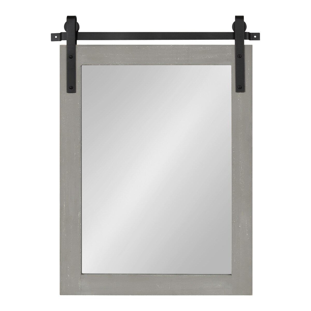 Kate and Laurel Cates Miroir mural rectangulaire rustique