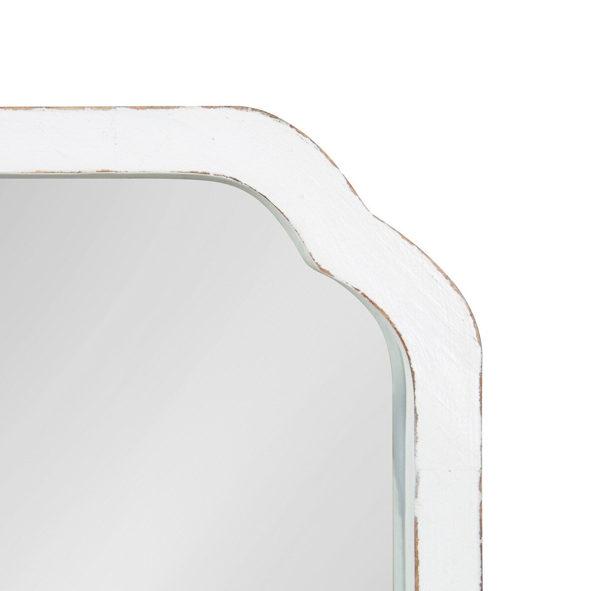 Kate and Laurel Marston Miroir mural carré en bois