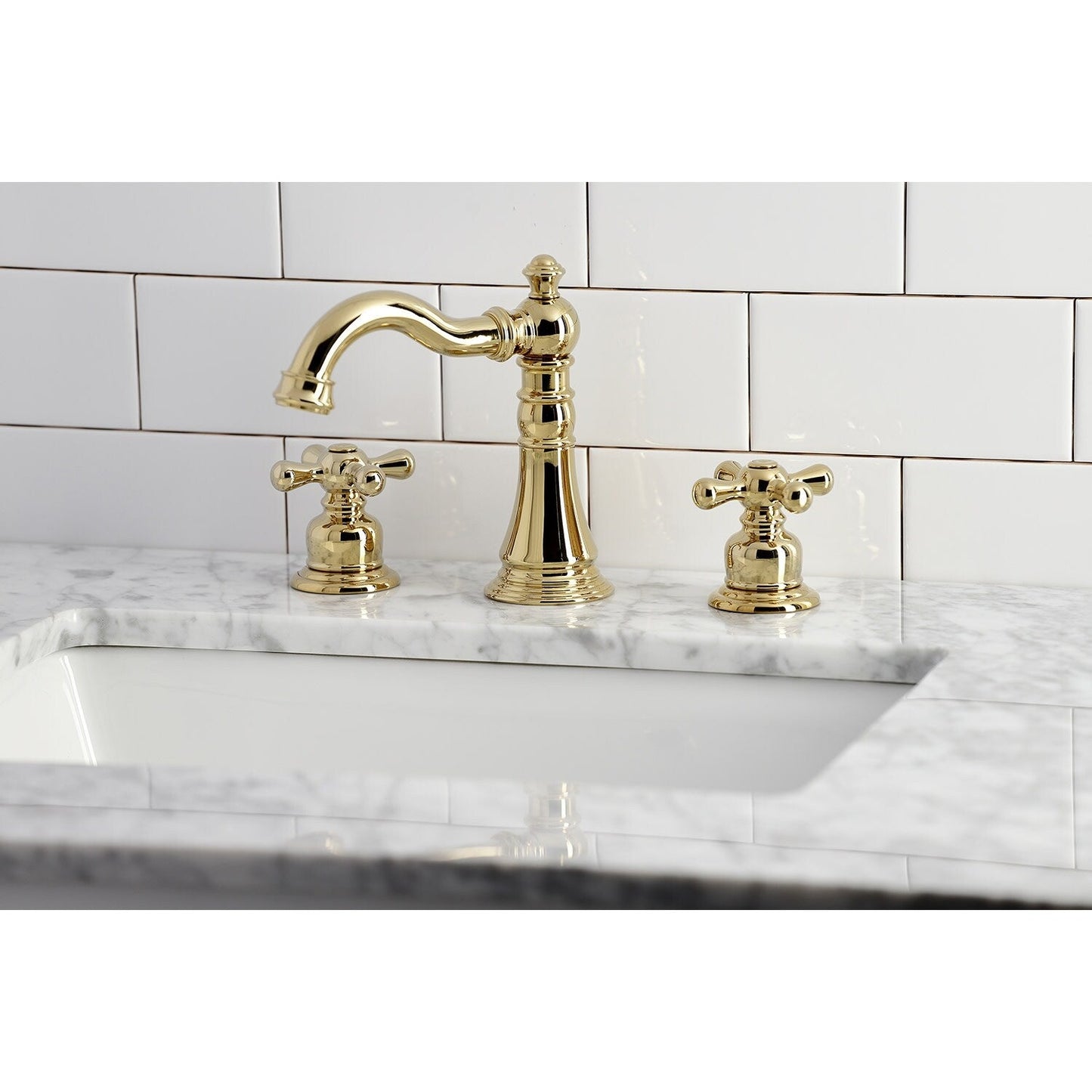 Robinet de salle de bain à large espacement de 8 pouces, modèle American Classic