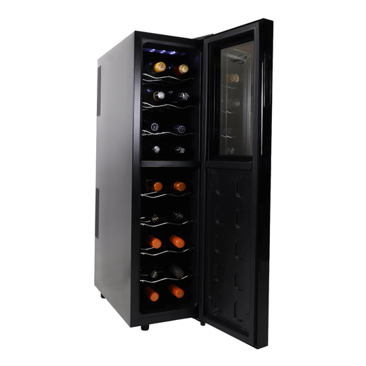 Cave à vin Koolatron 18 bouteilles, modèle Slim, double zone, réfrigérateur à vin indépendant