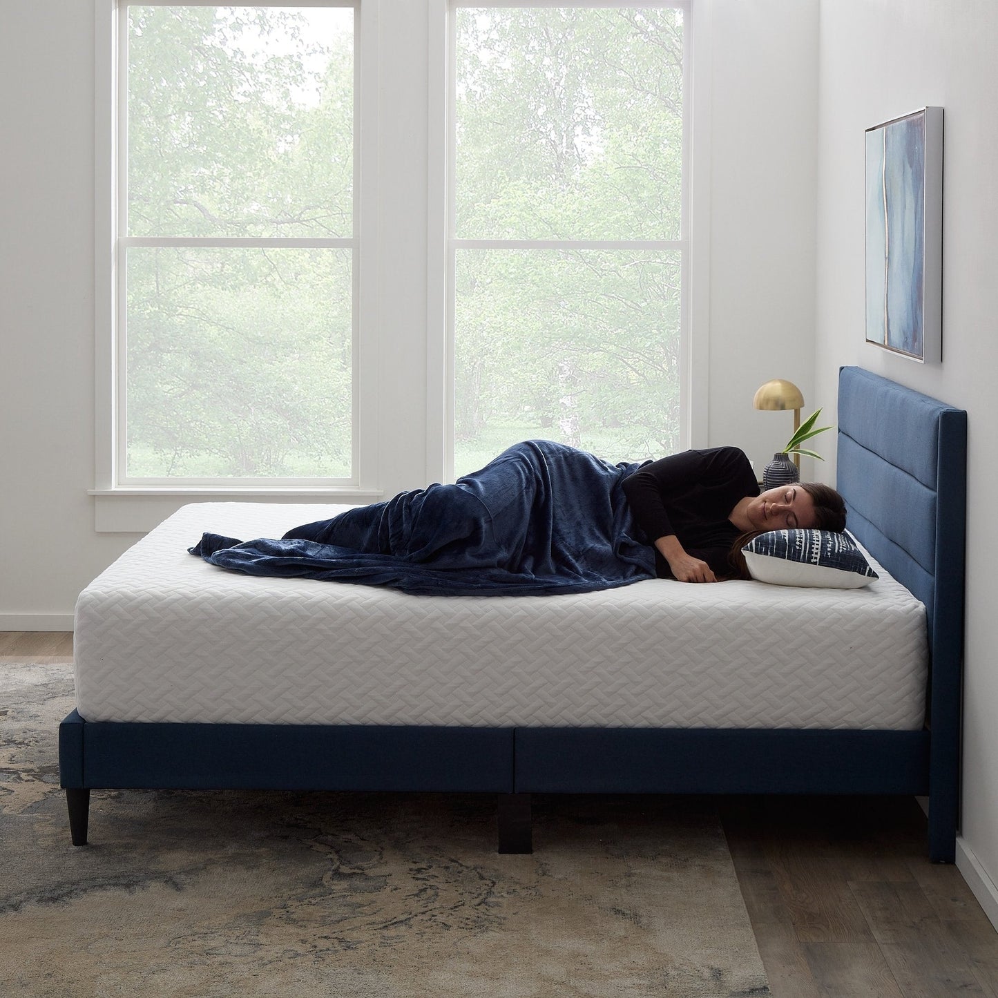 Matelas en mousse à mémoire de forme avec gel Lucid de 14 pouces