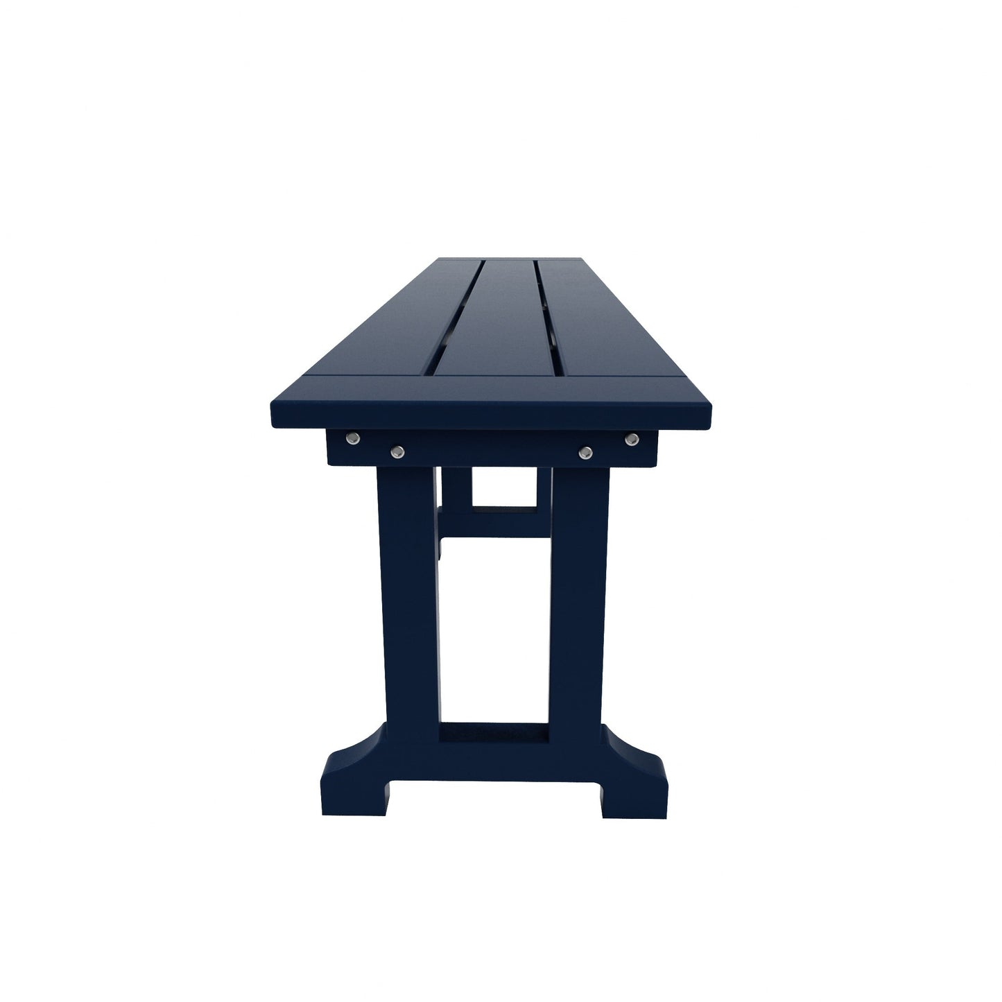 Banc de patio extérieur Polytrends Laguna en HDPE, résistant aux intempéries, 65 pouces