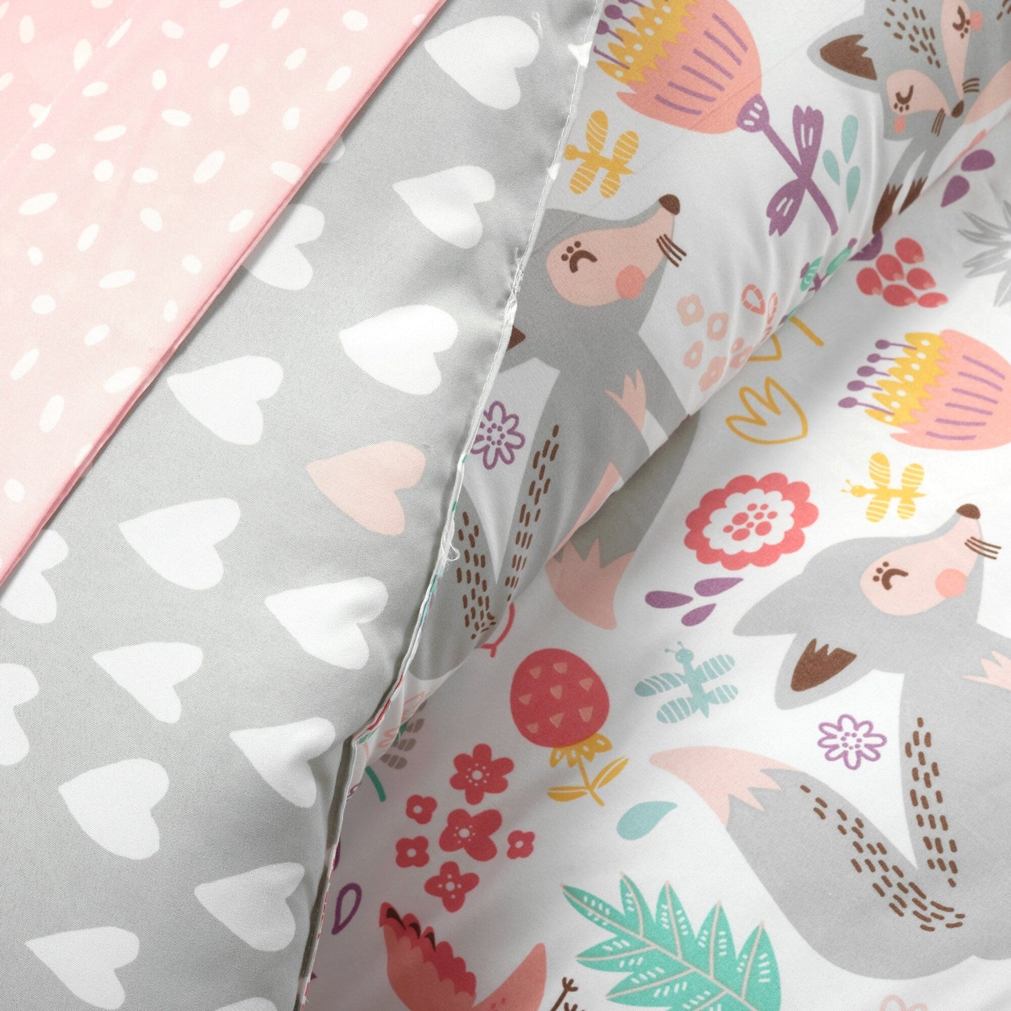 Drap-housse Lush Decor Pixie Fox avec édredon pour enfants "Retour à l'école"