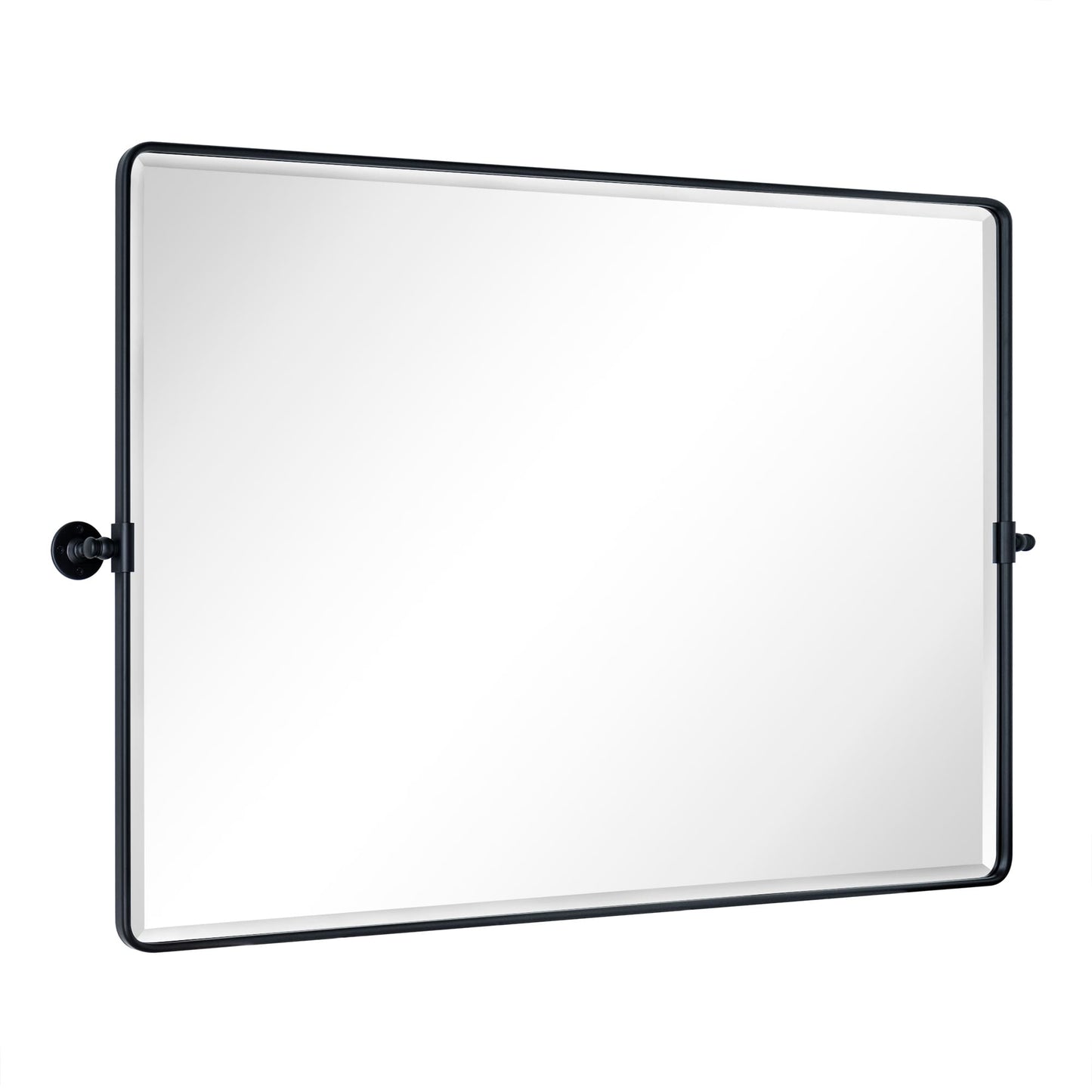 TEHOME Lutalo miroir de salle de bain/coiffeuse horizontal à bords biseautés