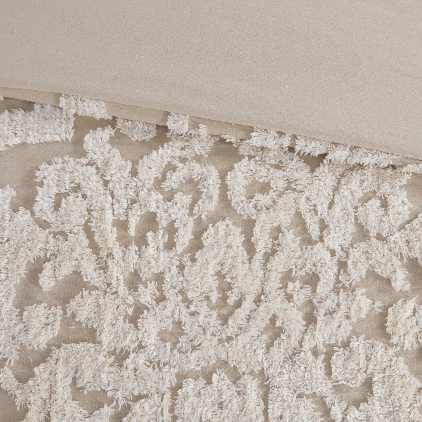 Ensemble de couette en damassé de chenille de coton matelassé Madison Park Aeriela