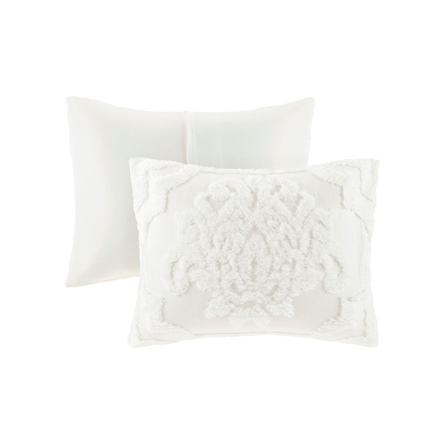 Ensemble de couette en damassé de chenille de coton matelassé Madison Park Aeriela